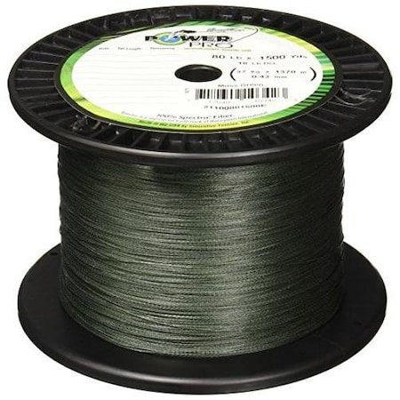 Power Pro Spectra Braided Fishing Line 40Lb 1500Yd Vermillion Red 21100401500V